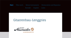 Desktop Screenshot of gitarrenbau-lenggries.de
