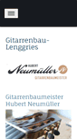 Mobile Screenshot of gitarrenbau-lenggries.de